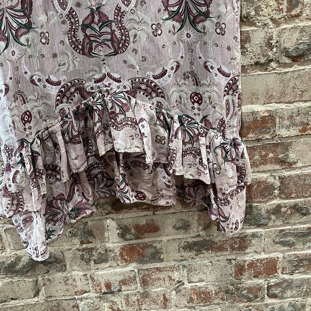 Saloni Isla Scallop Dress - Sleeves Altered - Size 4 - Picture 5 of 9